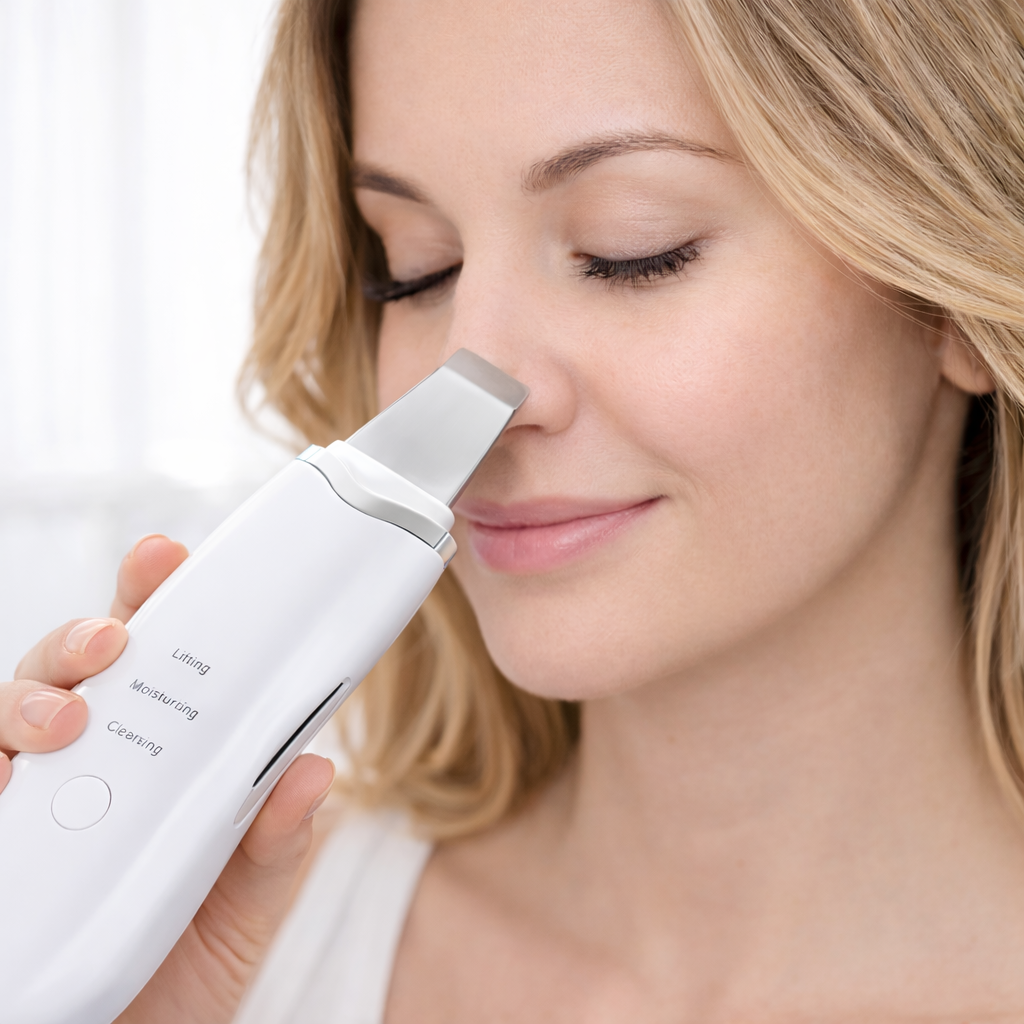 Edeloria DermaScrub™ – Titreşimli Derin Yüz Temizleme Cihazı