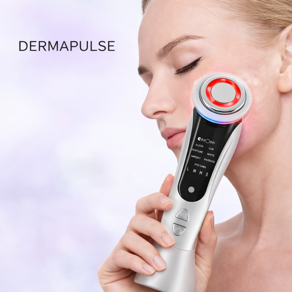 Edeloria DermaPulse™ – 7'si 1 Arada EMS LED Yüz Bakım Cihazı