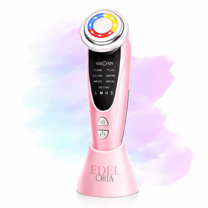 Edeloria DermaPulse™ – 7'si 1 Arada EMS LED Yüz Bakım Cihazı