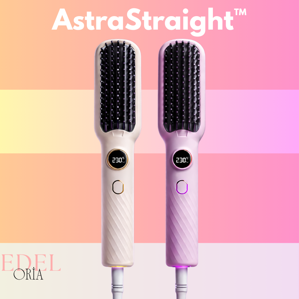 Edeloria AstraStraight™ – Negatif İyonlu Elektrikli Saç Düzleştirici Tarak
