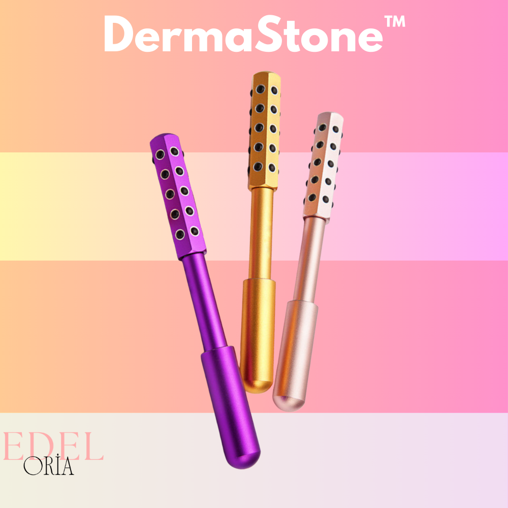 Edeloria DermaStone™ – Germanium Taşlı Yüz ve Vücut Masaj Aleti