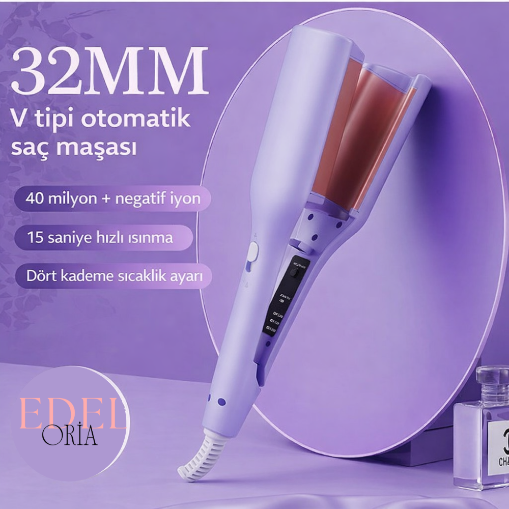 Edeloria AstraWave™ – Seramik Dalga Saç Şekillendirici