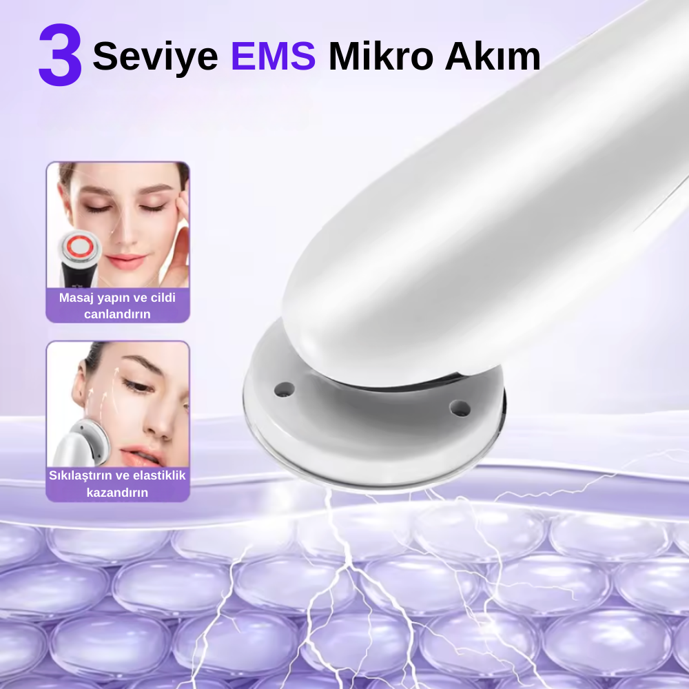 Edeloria DermaPulse™ – 7'si 1 Arada EMS LED Yüz Bakım Cihazı