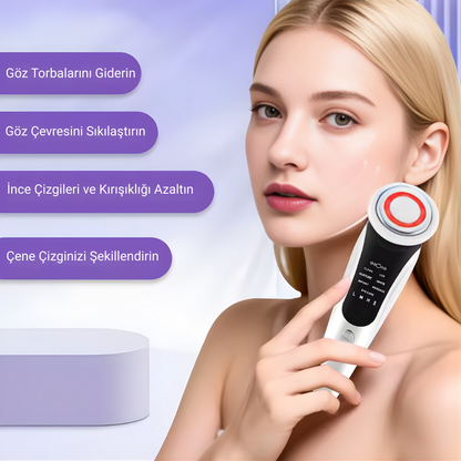 Edeloria DermaPulse™ – 7'si 1 Arada EMS LED Yüz Bakım Cihazı