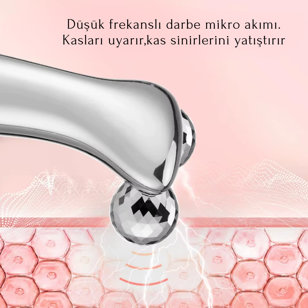 Edeloria DermaLift™ – 4D Yüz ve Boyun Bakım Silindiri