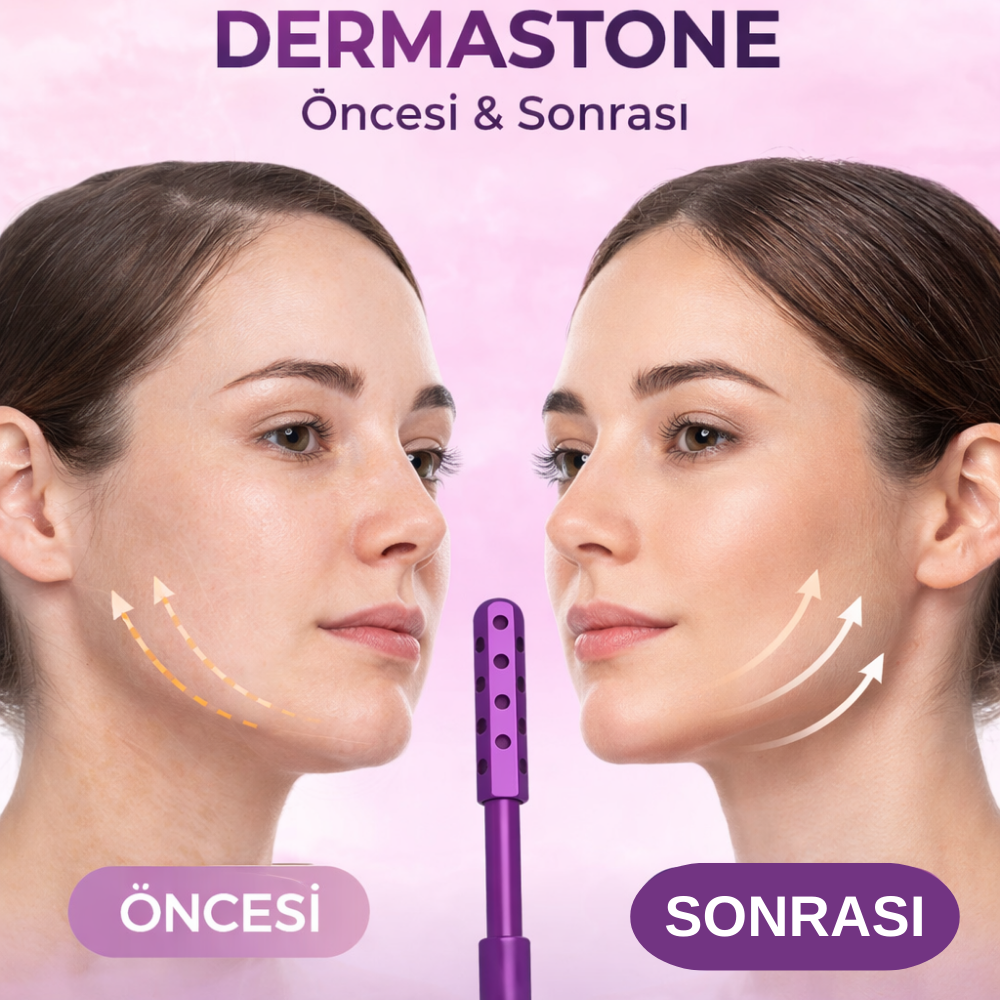 Edeloria DermaStone™ – Germanium Taşlı Yüz ve Vücut Masaj Aleti