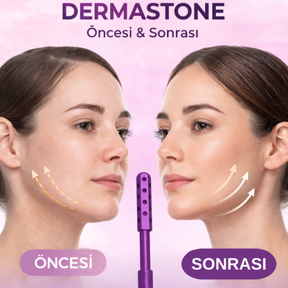 Edeloria DermaStone™ – Germanium Taşlı Yüz ve Vücut Masaj Aleti